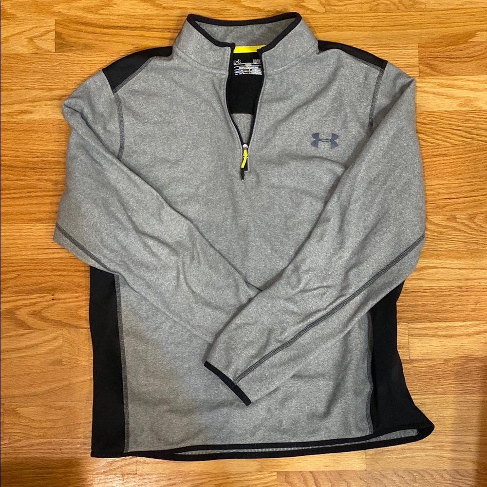 Under Armour Gray and Black Performance Pullover